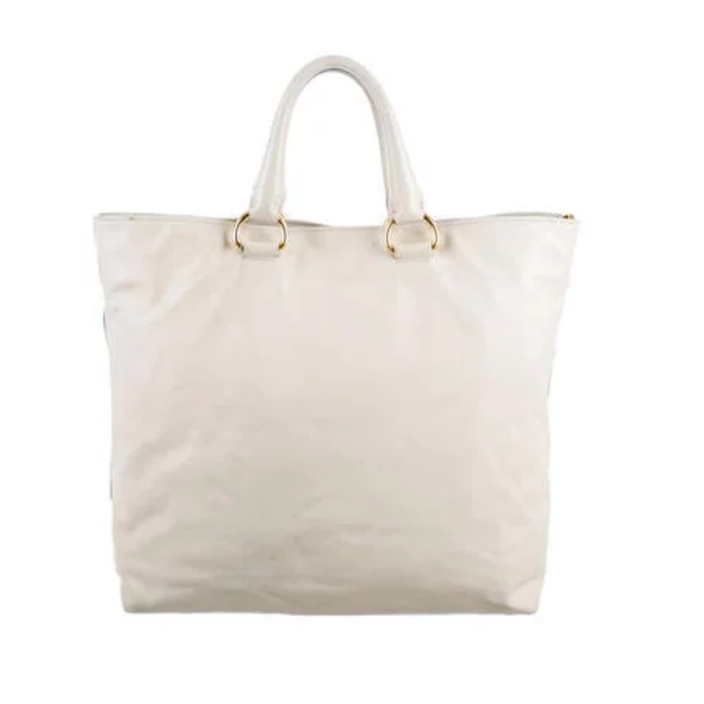 Prada White Tote Bag - Picture 3 of 11
